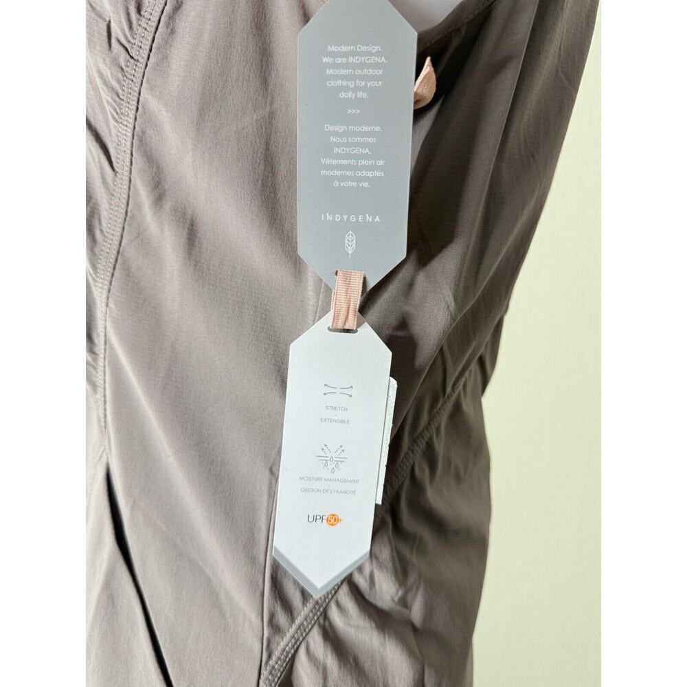 Indygena NWT Liike III Dress Activewear Outdoor in Peppercorn Brown Pockets REI - Picture 7 of 9